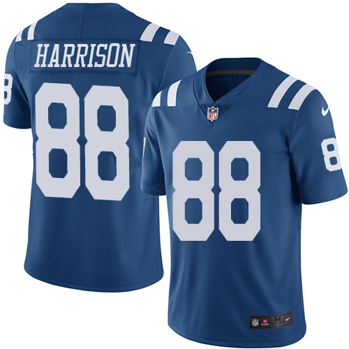 Indianapolis Colts #88 Limited Marvin Harrison Royal Blue Nike NFL Youth Rush Vapor Untouchable jersey->indianapolis colts->NFL Jersey